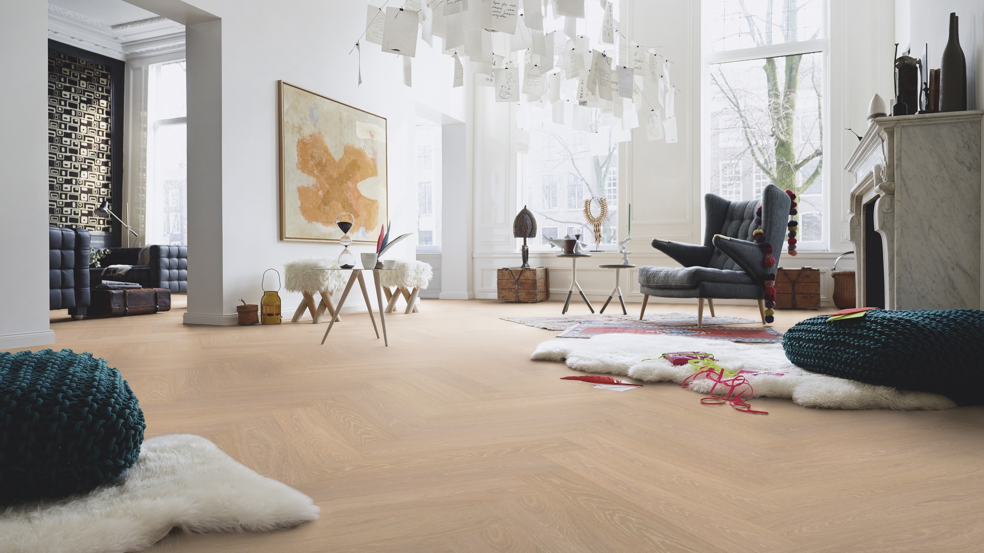 Echtes Parkett – altert mit Stil