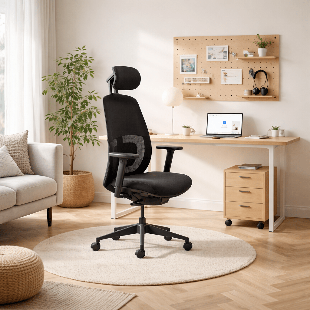 Bürostuhl im scandi-Chic