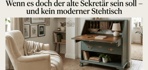 Wenn es doch der alte Sekretär sein soll – und kein moderner Stehtisch