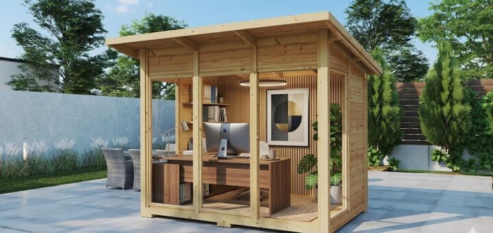 Gartenbüro – Arbeiten wie im Urlaub