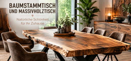 Baumstammtisch und Massivholztisch – Natürliche Schönheit für Ihr Zuhause