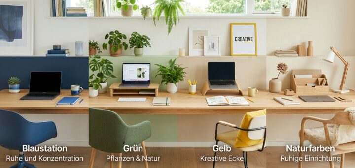 Psychologie des Homeoffices: Welche Farben tatsächlich die Konzentration fördern