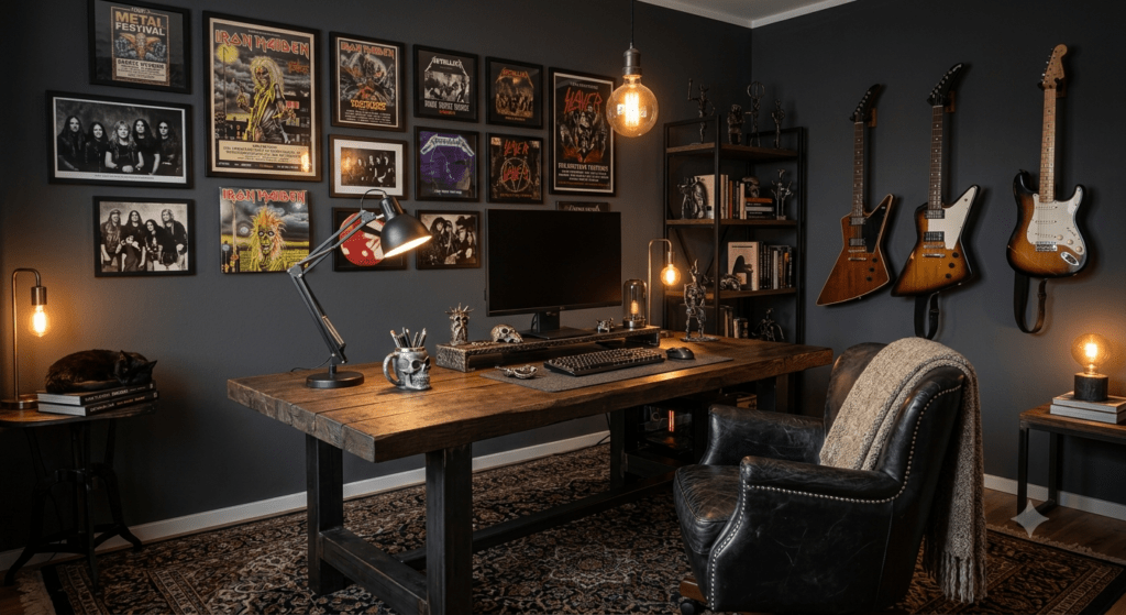 Homeoffice für Metal-Fans