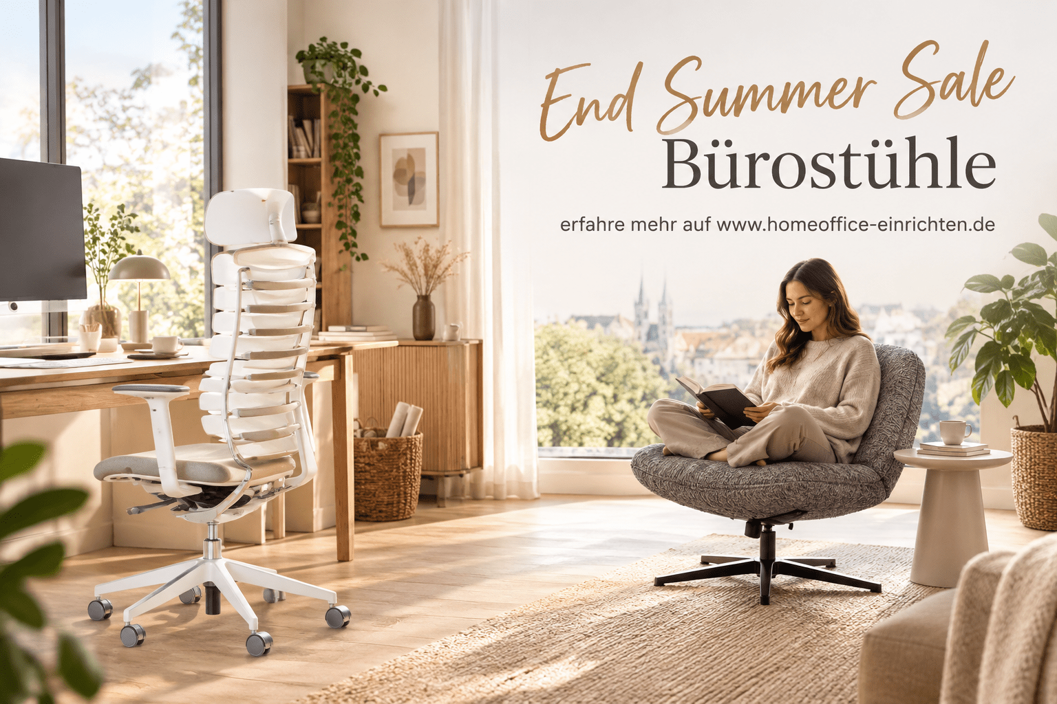 Zwei Stühle, zwei Sitzkonzepte: End of Summer Sale bei Bürostuhl24